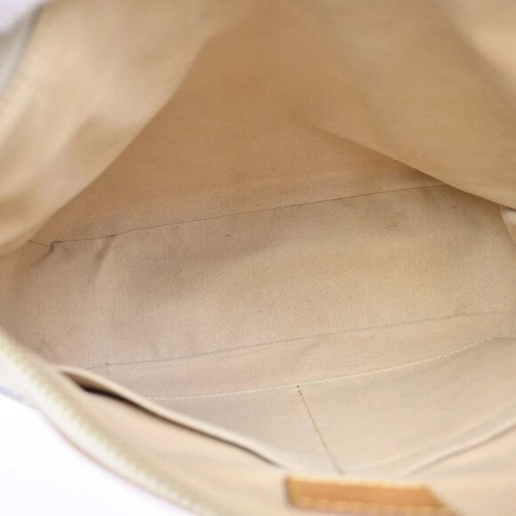 LOUIS VUITTON Siracusa PM Shoulder Bag Damier Azur Leather White N41113 12AA089 - Picture 10 of 15